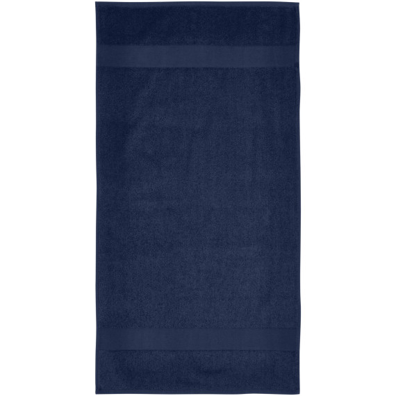 Serviette publicitaire de bain Charlotte de 50 x 100 cm en coton de 450 g/m²