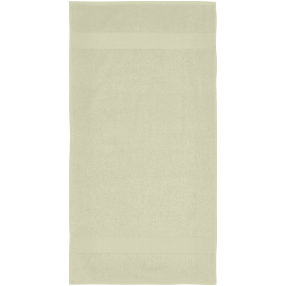 Serviette publicitaire de bain Charlotte de 50 x 100 cm en coton de 450 g/m²