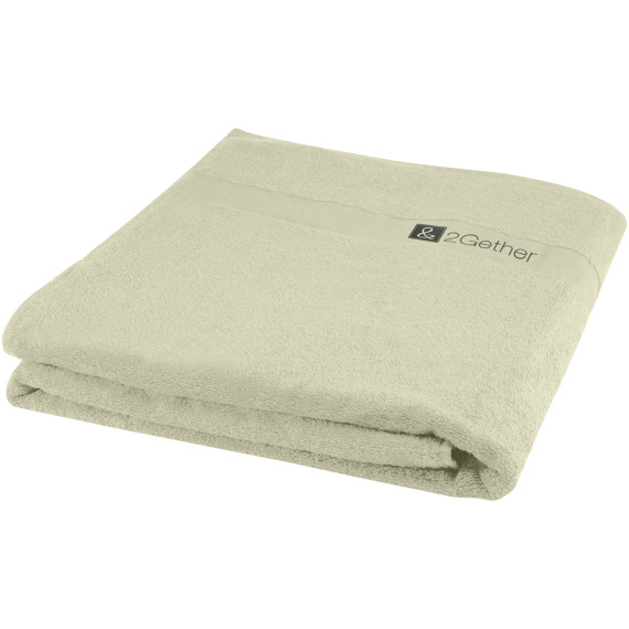 Serviette publicitaire de bain en coton 450 g/m² 100x180 cm Evelyn