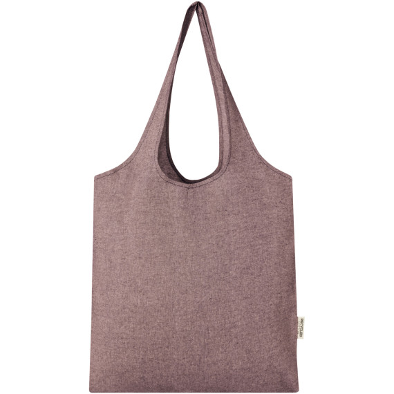 Sac publicitaire shopping Pheebs tendance en coton recyclé de 150 g/m²