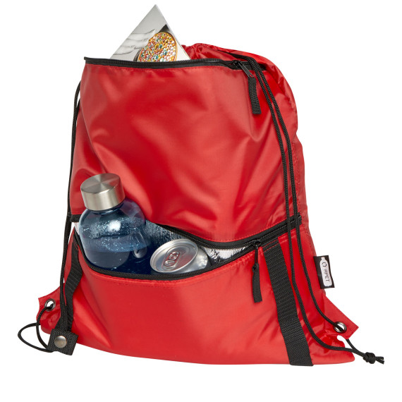 Sac publicitaire isotherme 9 L recyclé avec cordon de serrage Adventure