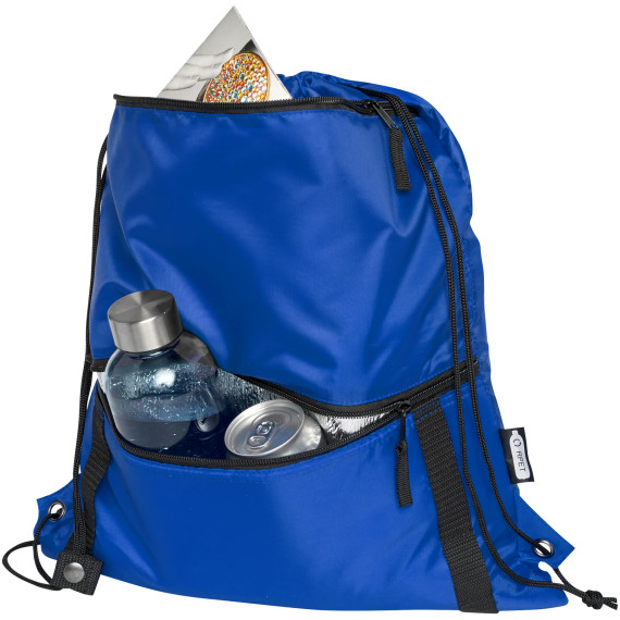 Sac publicitaire isotherme 9 L recyclé avec cordon de serrage Adventure