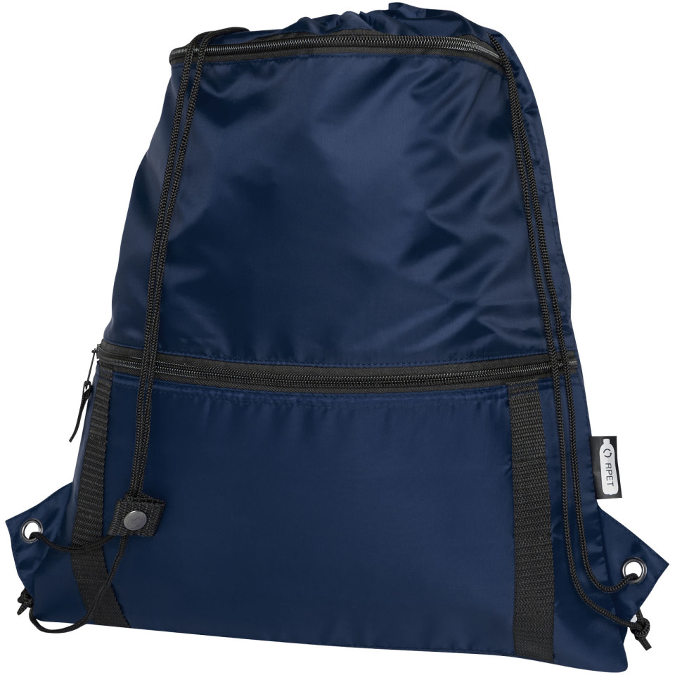 Sac publicitaire isotherme 9 L recyclé avec cordon de serrage Adventure