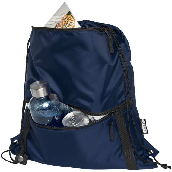 Sac publicitaire isotherme 9 L recyclé avec cordon de serrage Adventure