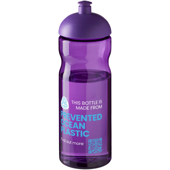 Bouteille publicitaire de sport H2O Active® Eco Base 650ml avec couvercle dôme