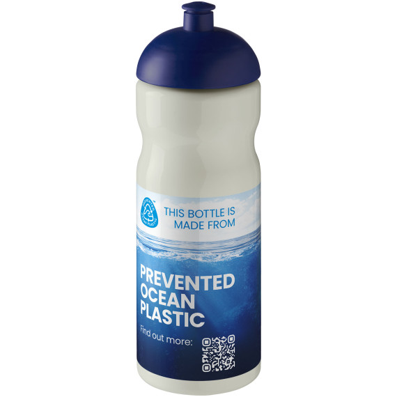 Bouteille publicitaire de sport H2O Active® Eco Base 650ml avec couvercle dôme