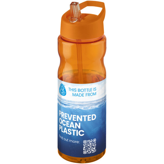 Bouteille publicitaire de sport H2O Active® Eco Base 650ml couvercle bec verseur