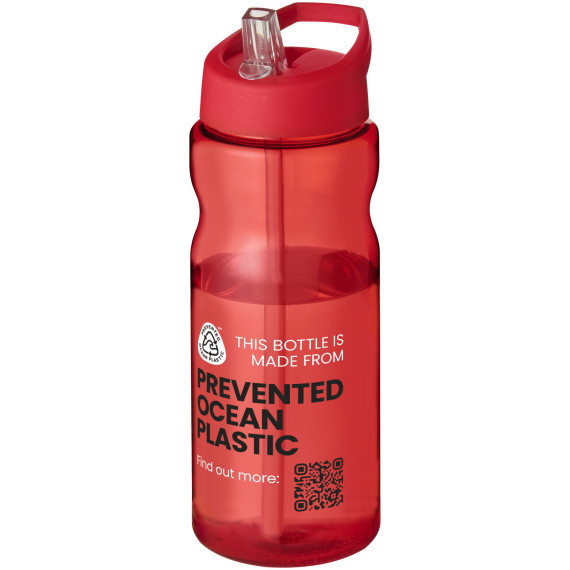 Bouteille publicitaire de sport H2O Active® Eco Base 650ml couvercle bec verseur