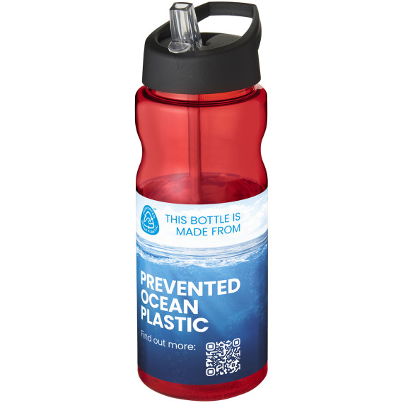 Bouteille publicitaire de sport H2O Active® Eco Base 650ml couvercle bec verseur