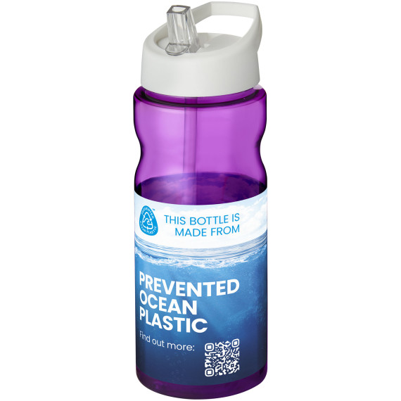 Bouteille publicitaire de sport H2O Active® Eco Base 650ml couvercle bec verseur