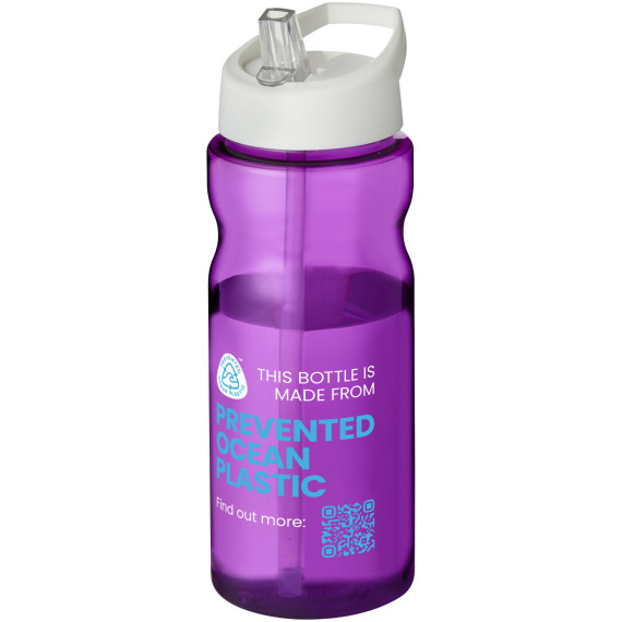 Bouteille publicitaire de sport H2O Active® Eco Base 650ml couvercle bec verseur