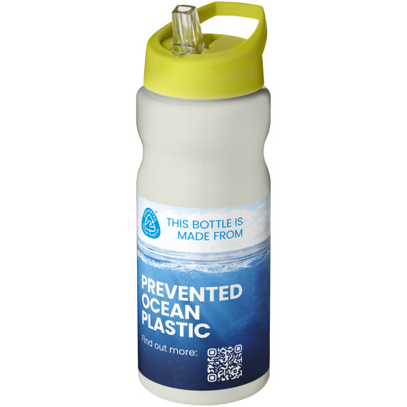 Bouteille publicitaire de sport H2O Active® Eco Base 650ml couvercle bec verseur