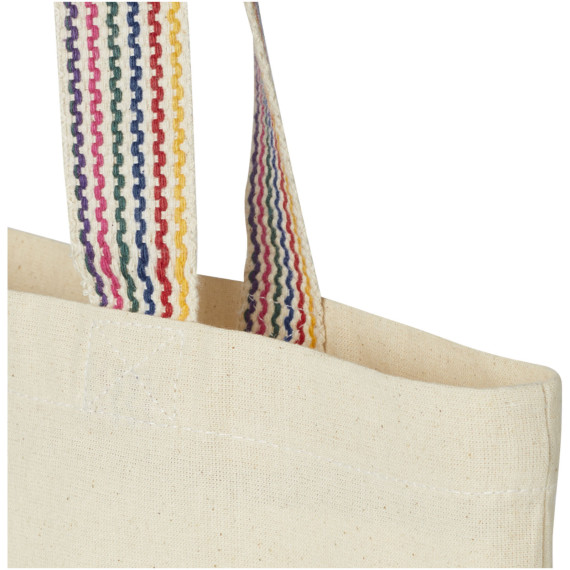 Sac publicitaire shopping Rainbow de 5 l en coton recyclé 180 g/m²