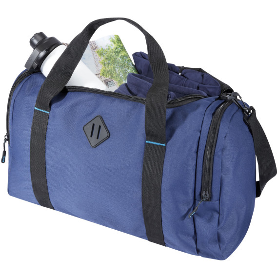 Sac publicitaire de voyage 35 L en RPET certifié GRS Repreve® Ocean