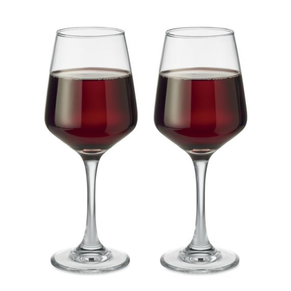 Set publicitaire de 2 verres à vin