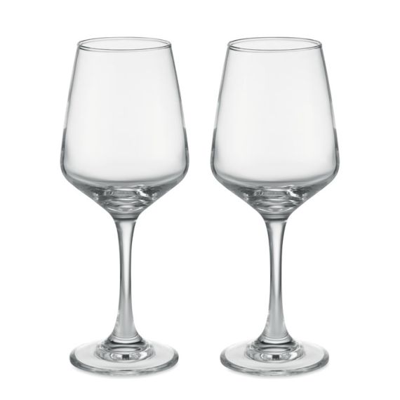 Set publicitaire de 2 verres à vin