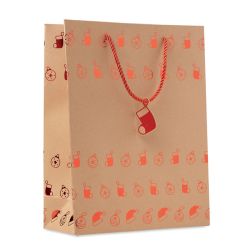 Sac cadeau publicitaire en papier kraft