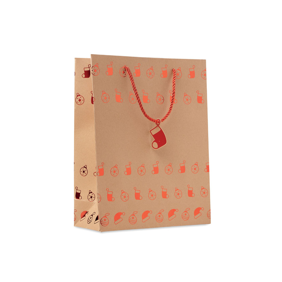 Sac cadeau publicitaire en papier kraft