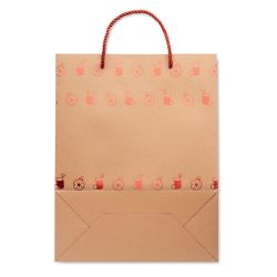 Sac cadeau publicitaire en papier kraft