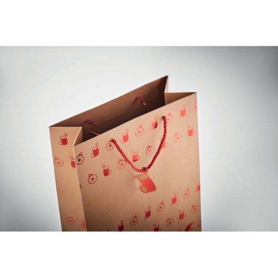 Sac cadeau publicitaire en papier kraft