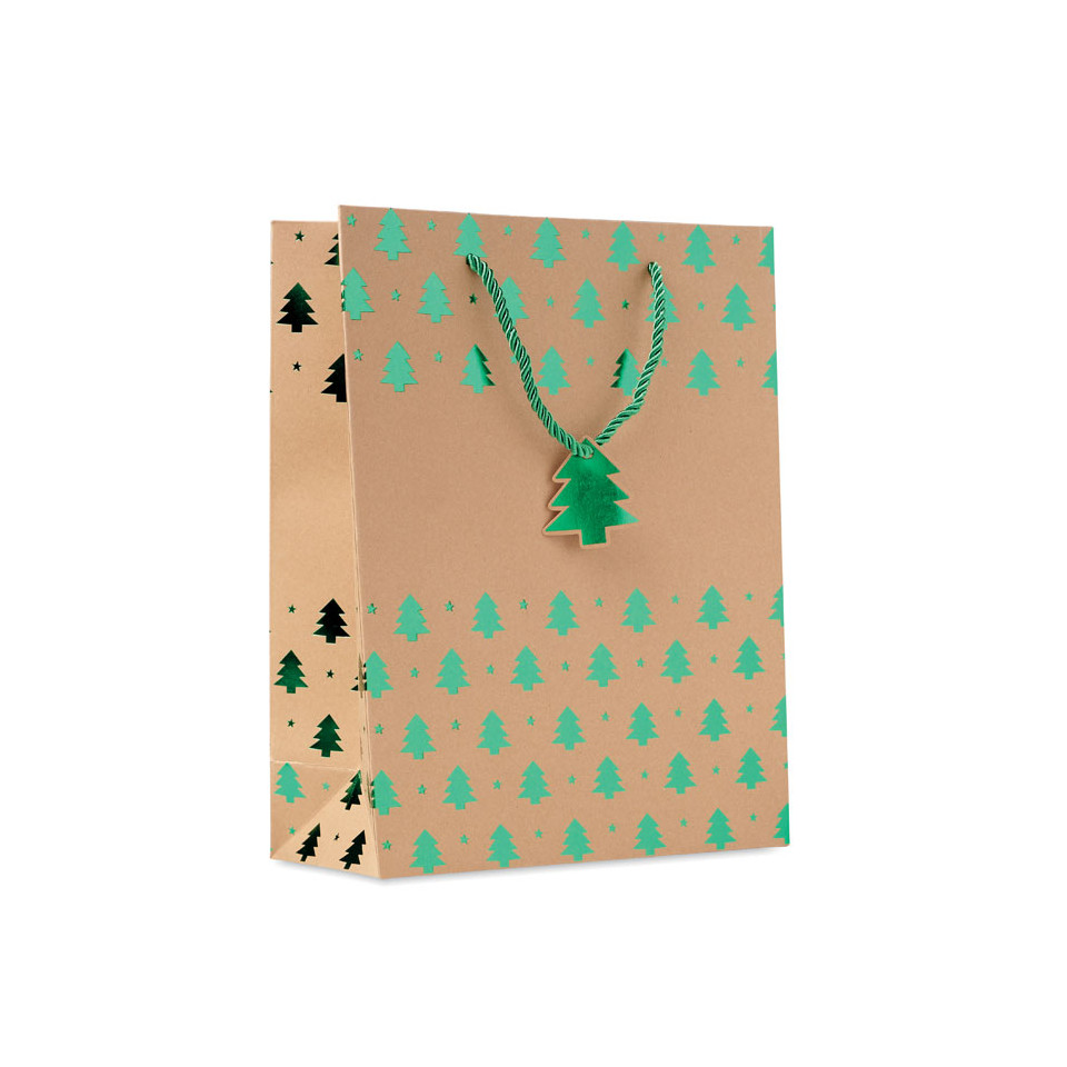 Sac cadeau publicitaire en papier kraft