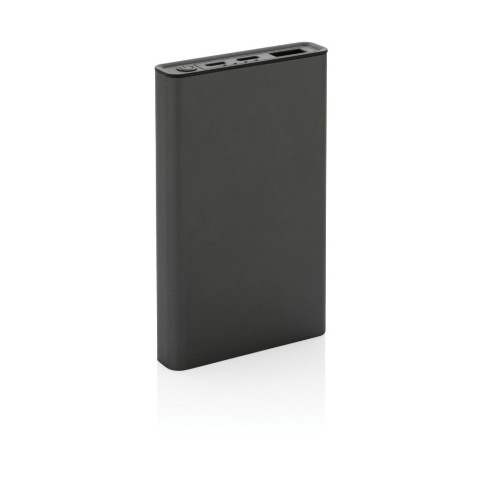 Powerbank publicitaire 5000 mAh en aluminium Terra RCS recyclé