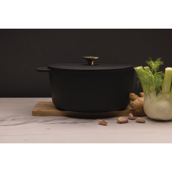 Cocotte publicitaire 26cm en fonte Ukiyo