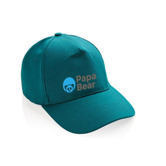 Casquette publicitaire 5 panneaux en coton 280gr IMPACT recyclée