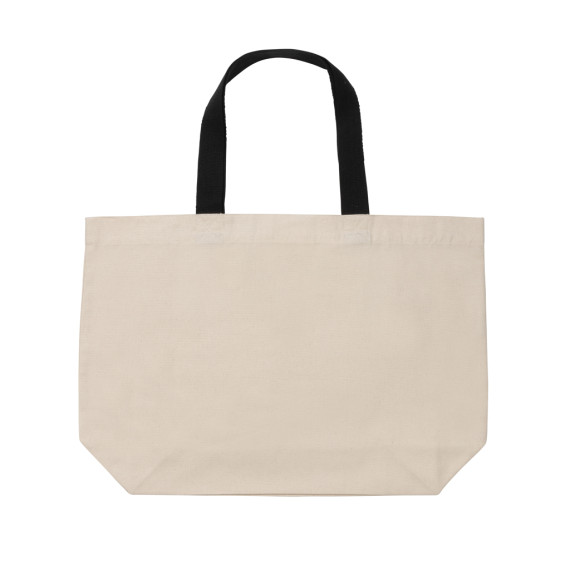 Grand sac publicitaire tote en toile 240 g/m²e non teintée Aware™ recyclé