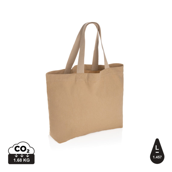 Grand sac publicitaire tote en toile 240 g/m²e non teintée Aware™ recyclé