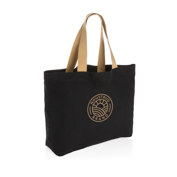 Grand sac publicitaire tote en toile 240 g/m²e non teintée Aware™ recyclé