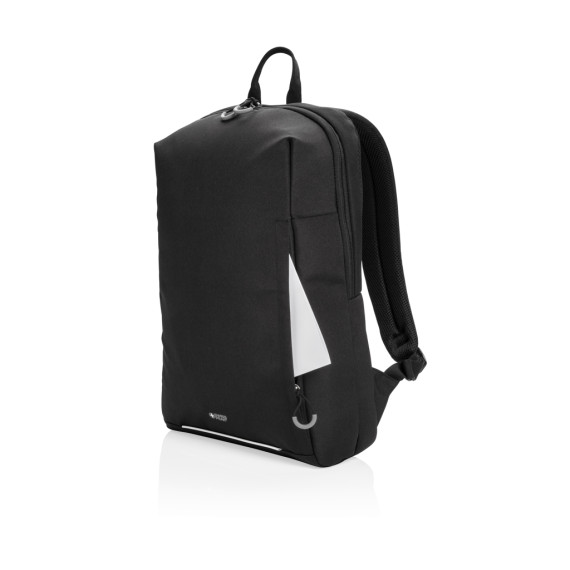 Sac publicitaire à dos avec port USB ordinateur 15,6' Swiss Peak AWARE™ recyclé