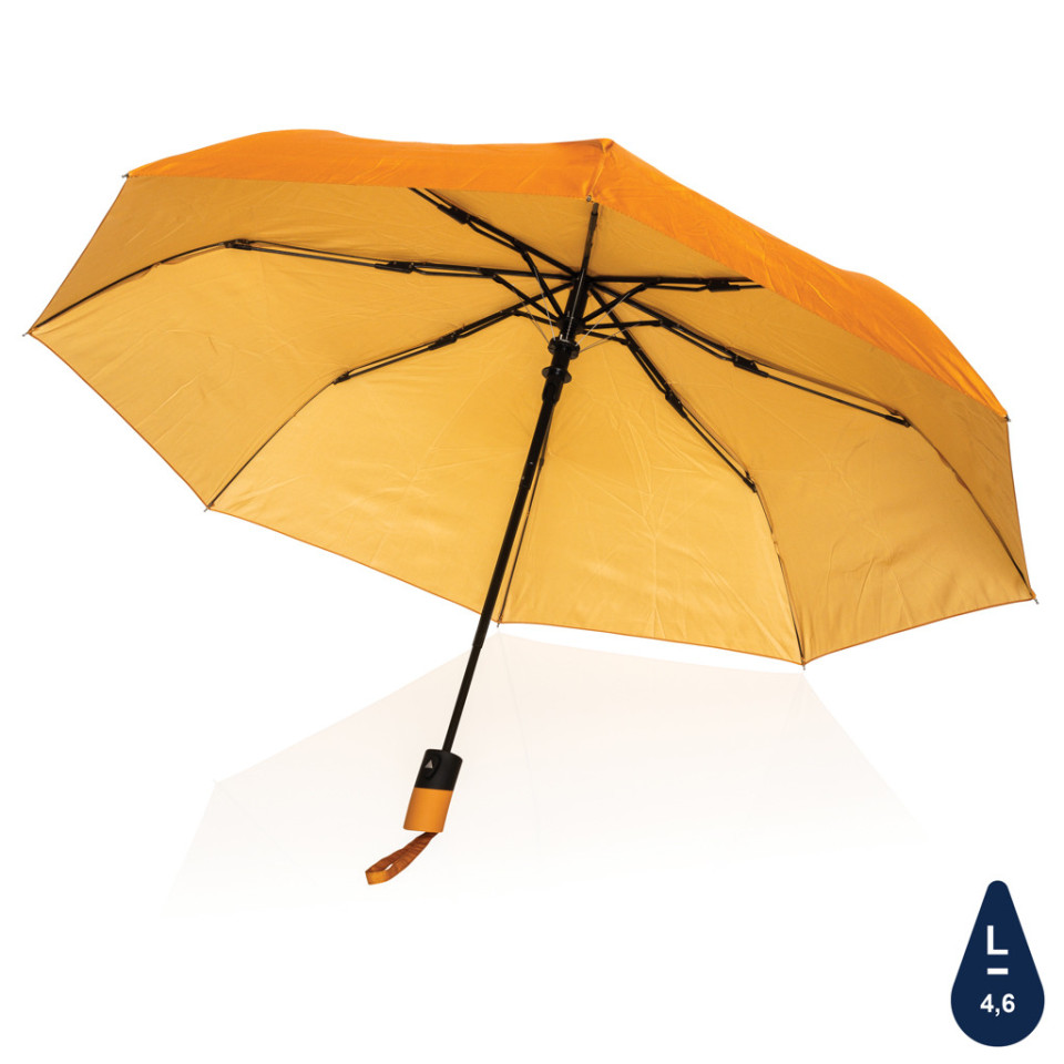 Mini parapluie publicitaire 21" à ouverture automatique Impact AWARE™ recyclé