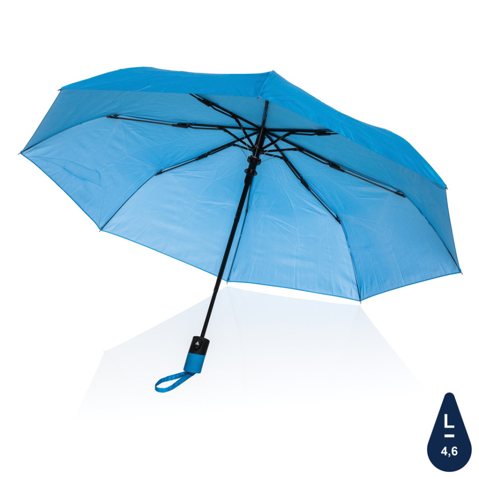 Mini parapluie publicitaire 21" à ouverture automatique Impact AWARE™ recyclé