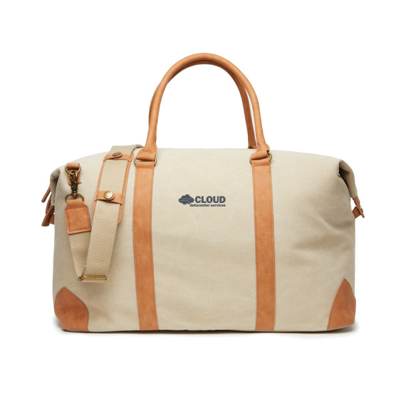 Duffle publicitaire bag en toile Bosler VINGA sac de voyage recyclé