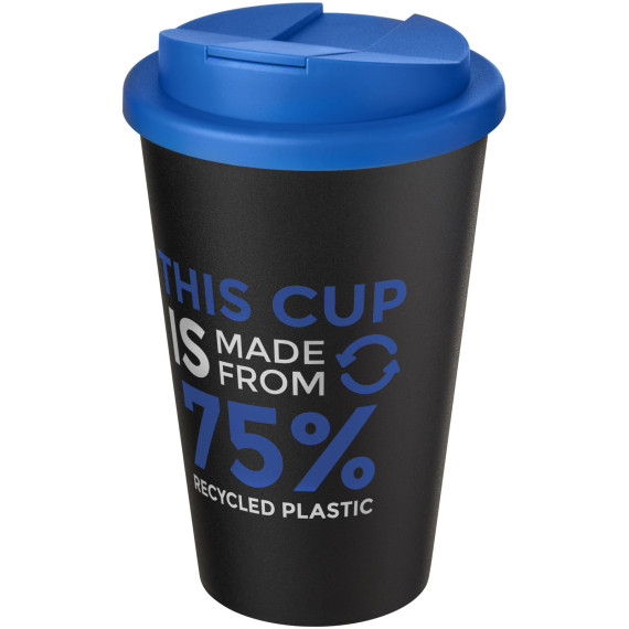 Gobelet Americano® Eco recyclé publicitaire de 350ml avec couvercle anti-déversement