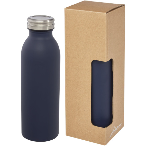 Bouteille publicitaire isotherme Riti de 500 ml avec isolation sous vide et couche de cuivre