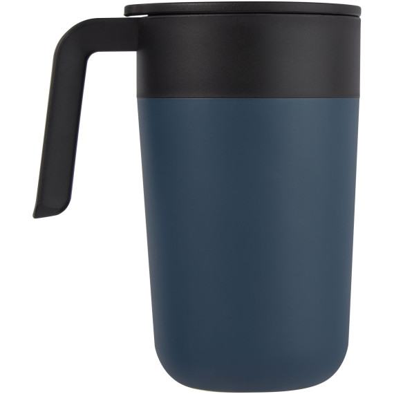 Tasse publicitaire Nordia de 400 ml recyclée à double paroi