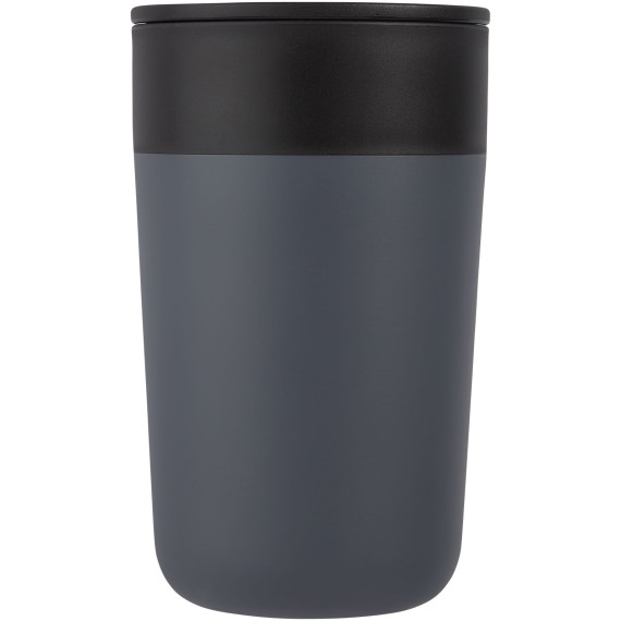 Tasse publicitaire Nordia de 400 ml recyclée à double paroi