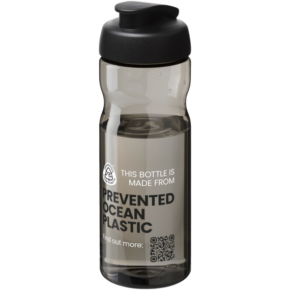 Bouteille publicitaire de sport H2O Active® Eco Base 650ml avec couvercle à bascule