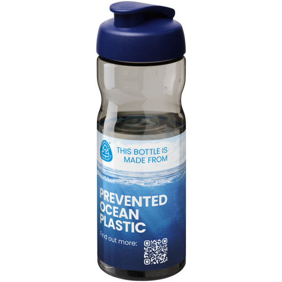 Bouteille publicitaire de sport H2O Active® Eco Base 650ml avec couvercle à bascule