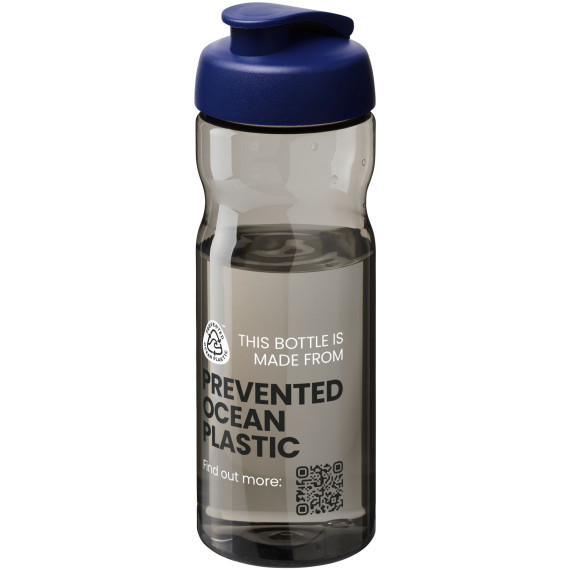 Bouteille publicitaire de sport H2O Active® Eco Base 650ml avec couvercle à bascule