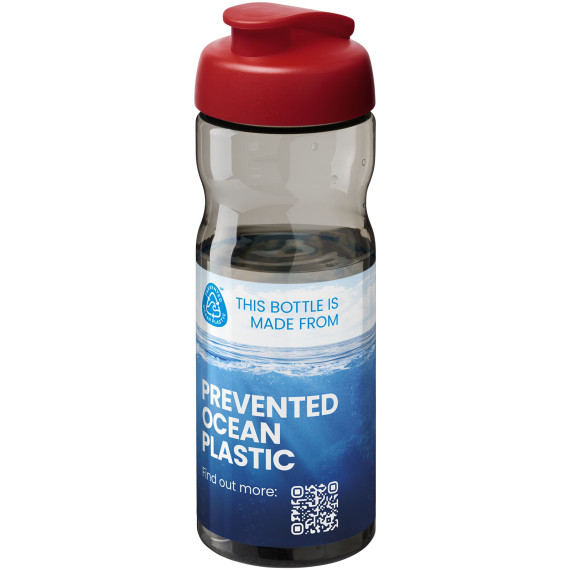 Bouteille publicitaire de sport H2O Active® Eco Base 650ml avec couvercle à bascule