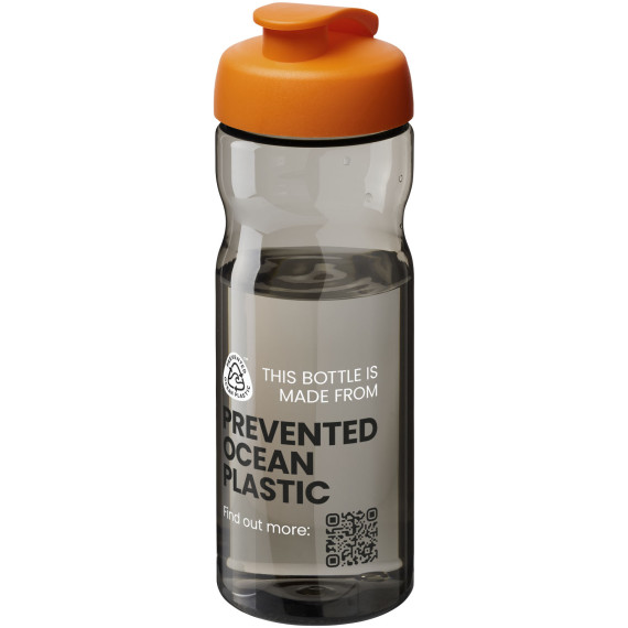 Bouteille publicitaire de sport H2O Active® Eco Base 650ml avec couvercle à bascule