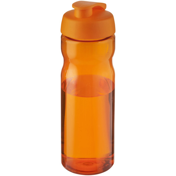 Bouteille publicitaire de sport H2O Active® Eco Base 650ml avec couvercle à bascule