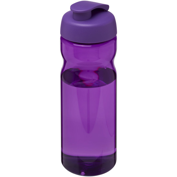 Bouteille publicitaire de sport H2O Active® Eco Base 650ml avec couvercle à bascule