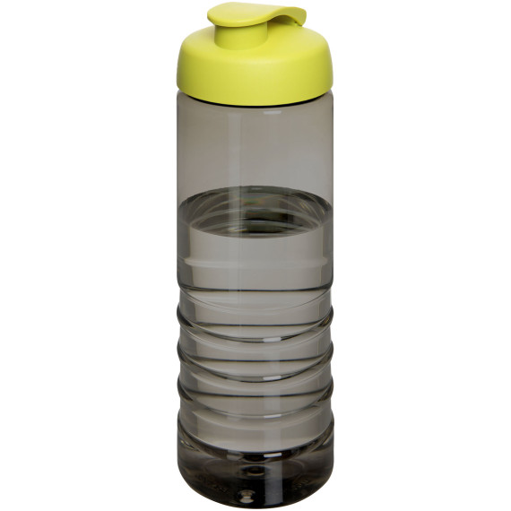 Bouteille publicitaire de sport H2O Active® Eco Treble de 750 ml avec couvercle à bascule