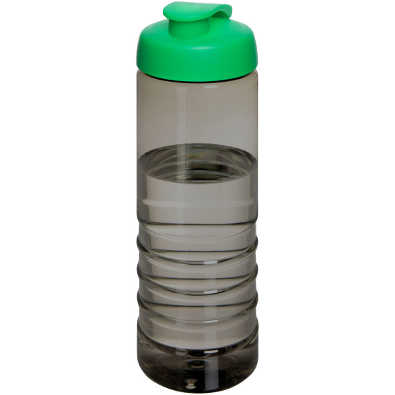 Bouteille publicitaire de sport H2O Active® Eco Treble de 750 ml avec couvercle à bascule