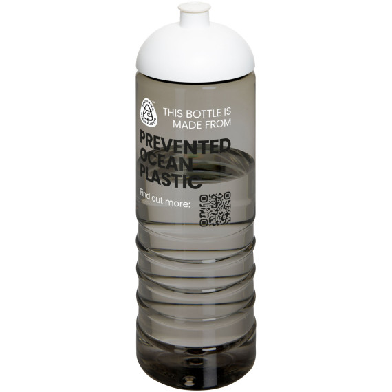 Bouteille publicitaire de sport H2O Active® Eco Treble de 750 ml avec couvercle dôme