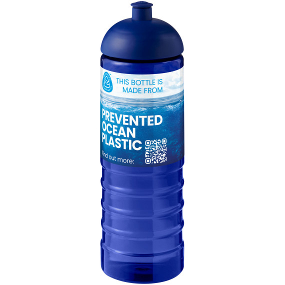 Bouteille publicitaire de sport H2O Active® Eco Treble de 750 ml avec couvercle dôme